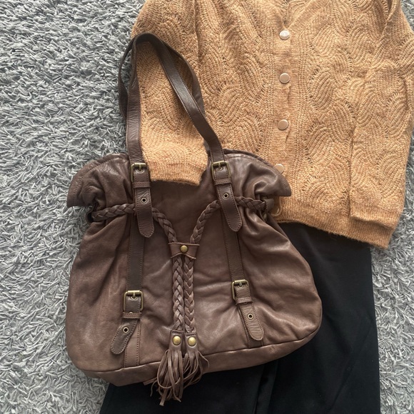 Vintage Handbags - Marzia Leather Shoulder